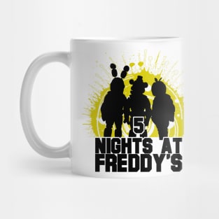 five nights at freddy's movie 2023 Josh Hutcherson graphic design Mug